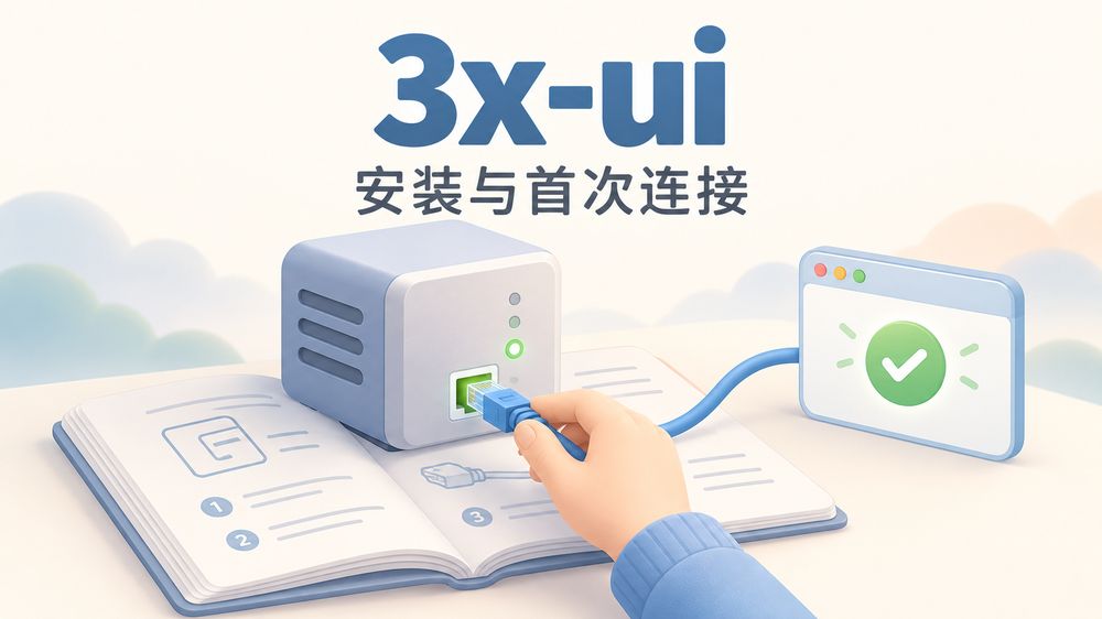 3x-ui 安装与首次连接