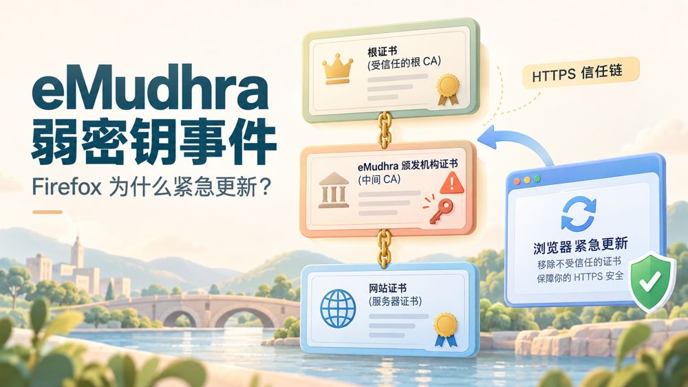 eMudhra 中间 CA 弱密钥事件：Firefox 为什么紧急更新？