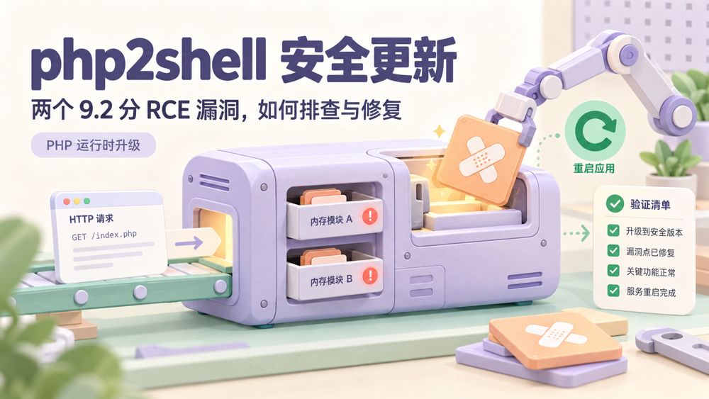 php2shell：PHP 两个 9.2 分 RCE 漏洞，站长如何排查与修复？