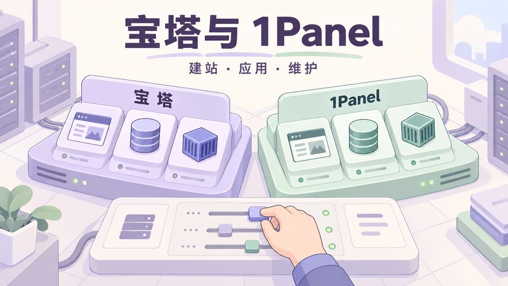 宝塔和 1Panel 有什么区别？建站与自托管该怎么选