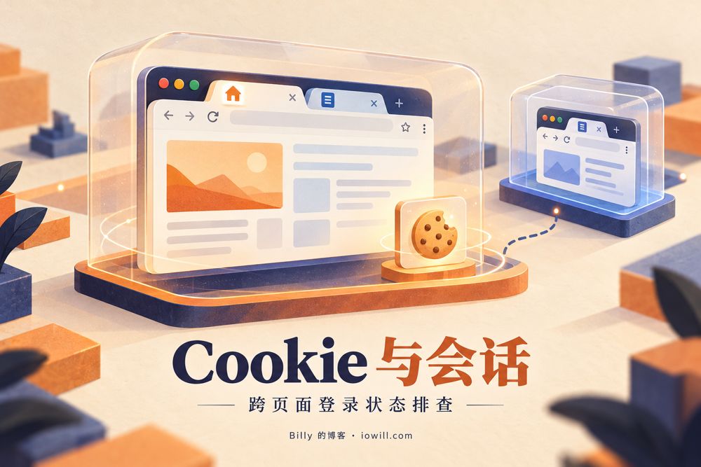 快手 Web Cookie 与会话管理实践：跨页面登录状态异常排查